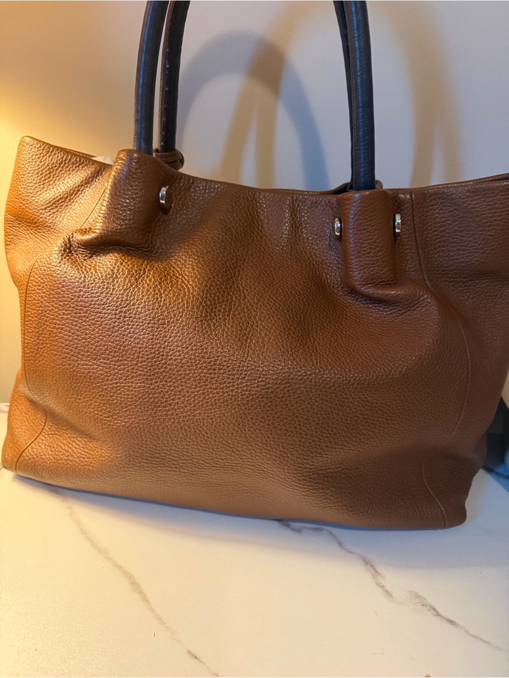 Furla Classic Leather Tote Bag in Brown - Picture 3 of 8